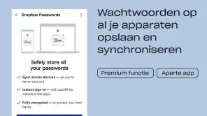 Dropbox: Documenten in Drive screenshot