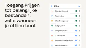Dropbox: Documenten in Drive screenshot
