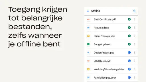 Dropbox: Documenten in Drive 7