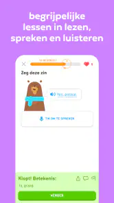 Duolingo: Taallessen screenshot