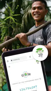 Ecosia: Search to plant trees screenshot