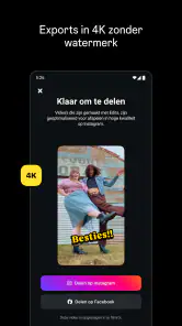 Edits, een Instagram-app screenshot