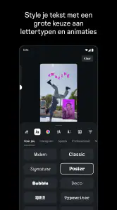Edits, een Instagram-app screenshot