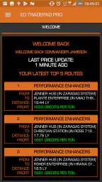 Elite Dangerous TradePad Pro 2