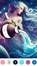 Fantasy Color By Number Game 4
