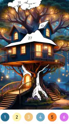 Fantasy Color By Number Game 7