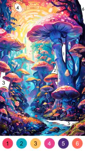 Fantasy Color-Paint By Number screenshot