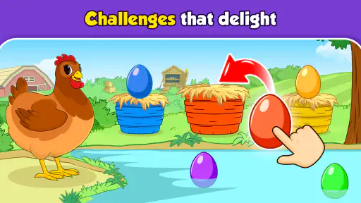 Farm animal games for kids 2-5 4