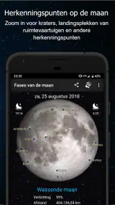 Fases van de maan screenshot