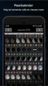 Fases van de maan screenshot