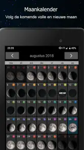 Fases van de maan screenshot