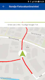 Fietsvakantiewinkel route-app 5