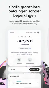 Finom • Zakelijke rekening screenshot