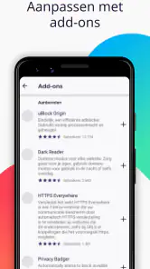 Firefox Snelle privébrowser screenshot