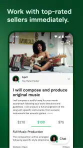 Fiverr – freelance diensten screenshot