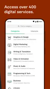Fiverr – freelance diensten screenshot