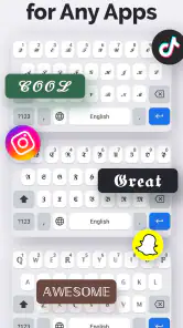 Fonts Art - Keyboard Fonts screenshot