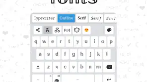 Fonts Keyboard - Lettertype screenshot