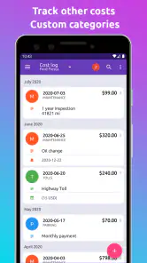 Fuelio: brandstof en kosten screenshot