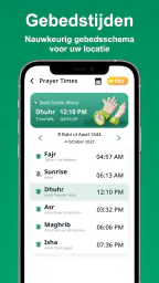 Gebedstijden, Azan en Qibla 2