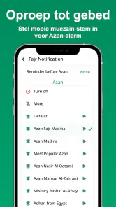 Gebedstijden, Azan en Qibla screenshot