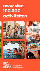 GetYourGuide: plan en boek screenshot