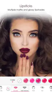 gezicht schoonheid make-up cam screenshot