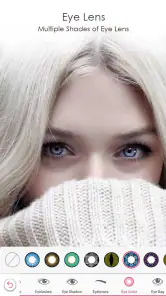 gezicht schoonheid make-up cam screenshot