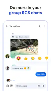 Google Berichten screenshot