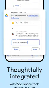Google Chat screenshot