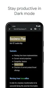 Google Documenten screenshot