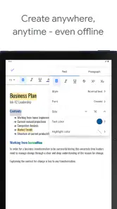 Google Documenten screenshot