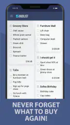 Grocery Shopping List -BudList 1