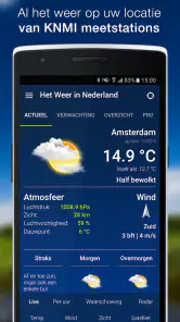 Het weer in Nederland screenshot