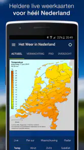Het weer in Nederland screenshot