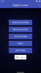 Higher Lower Card Game 5