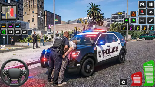 Highway Police Car Patrol Game 3