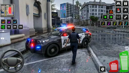 Highway Police Car Patrol Game 4
