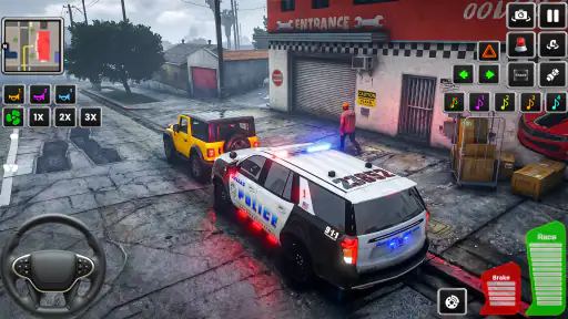 Highway Police Car Patrol Game 5