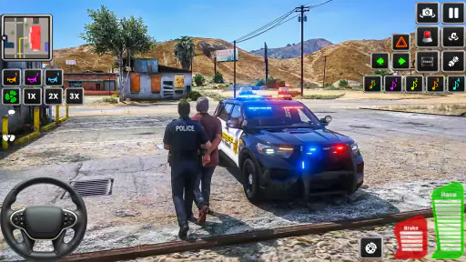 Highway Police Car Patrol Game 7