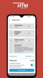 HTM info & tickets screenshot
