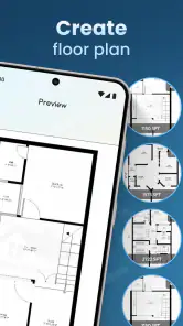 Huisontwerpplan 3D-app screenshot
