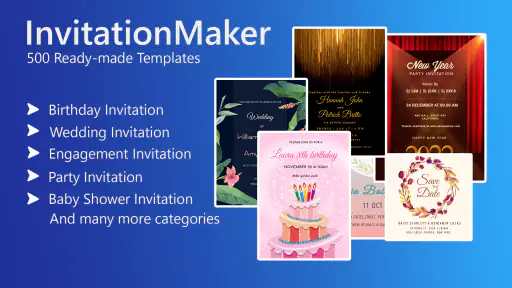 Invitation card Maker, Design 1