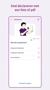 IZZ Zorgverzekering screenshot