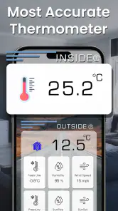 Kamertemperatuur Thermometer screenshot
