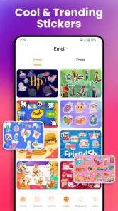 Keyboard Themes - Fonts, Emoji screenshot