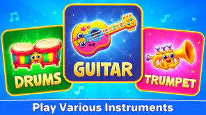 Kids Music: Piano, Xylo, Drums screenshot