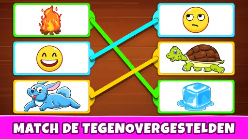 Kinderspellen: kleuren, puzzel 4