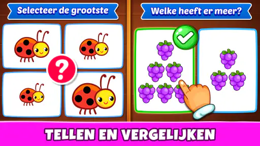 Kinderspellen: kleuren, puzzel 5