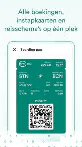 Kiwi.com - Boek Vliegtickets screenshot